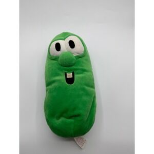 Vintage 2000 VeggieTales Larry the Cucumber & Larry-Boy Plush Fisher-Price Set